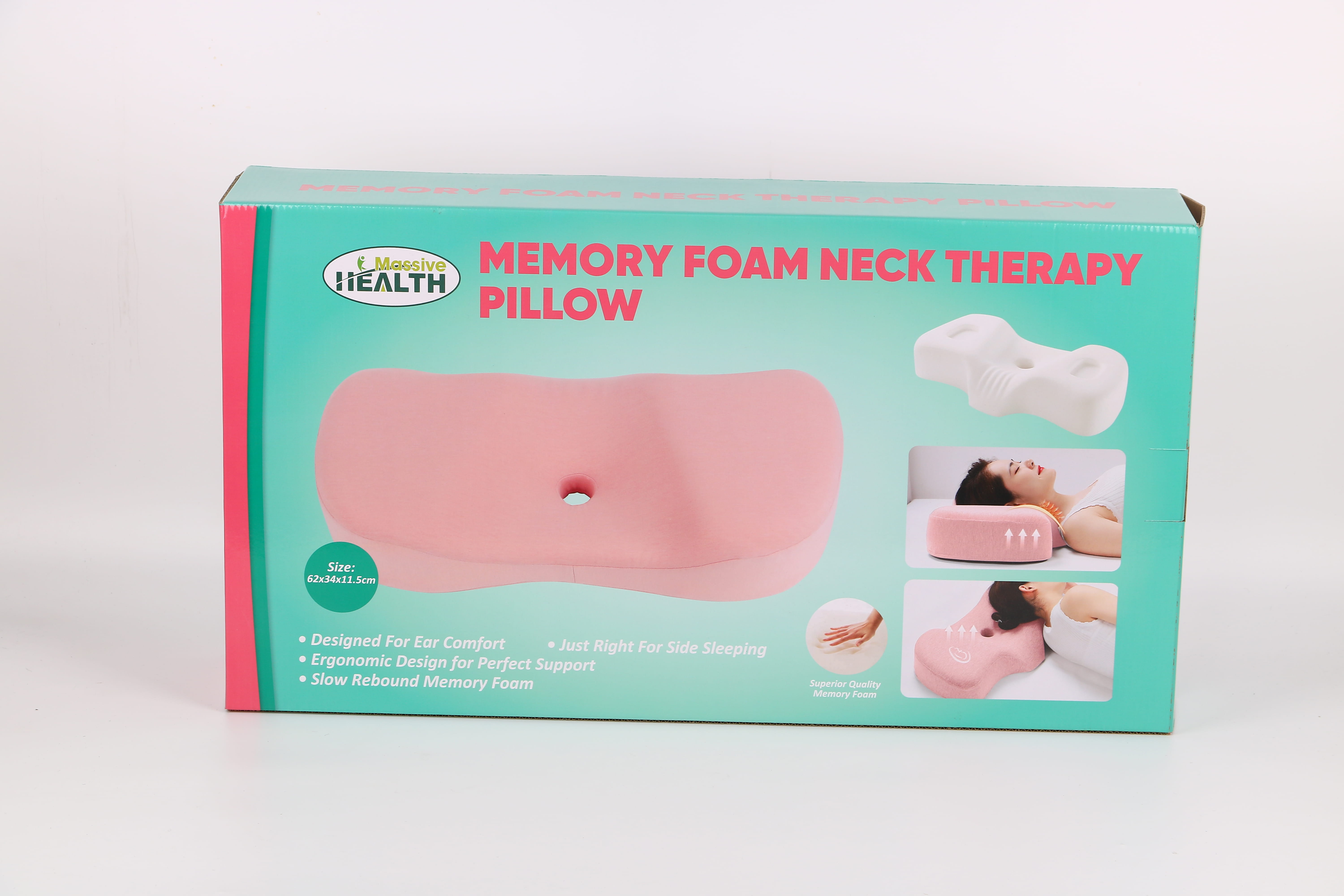 Memory Foam Neck Therapy Pillow