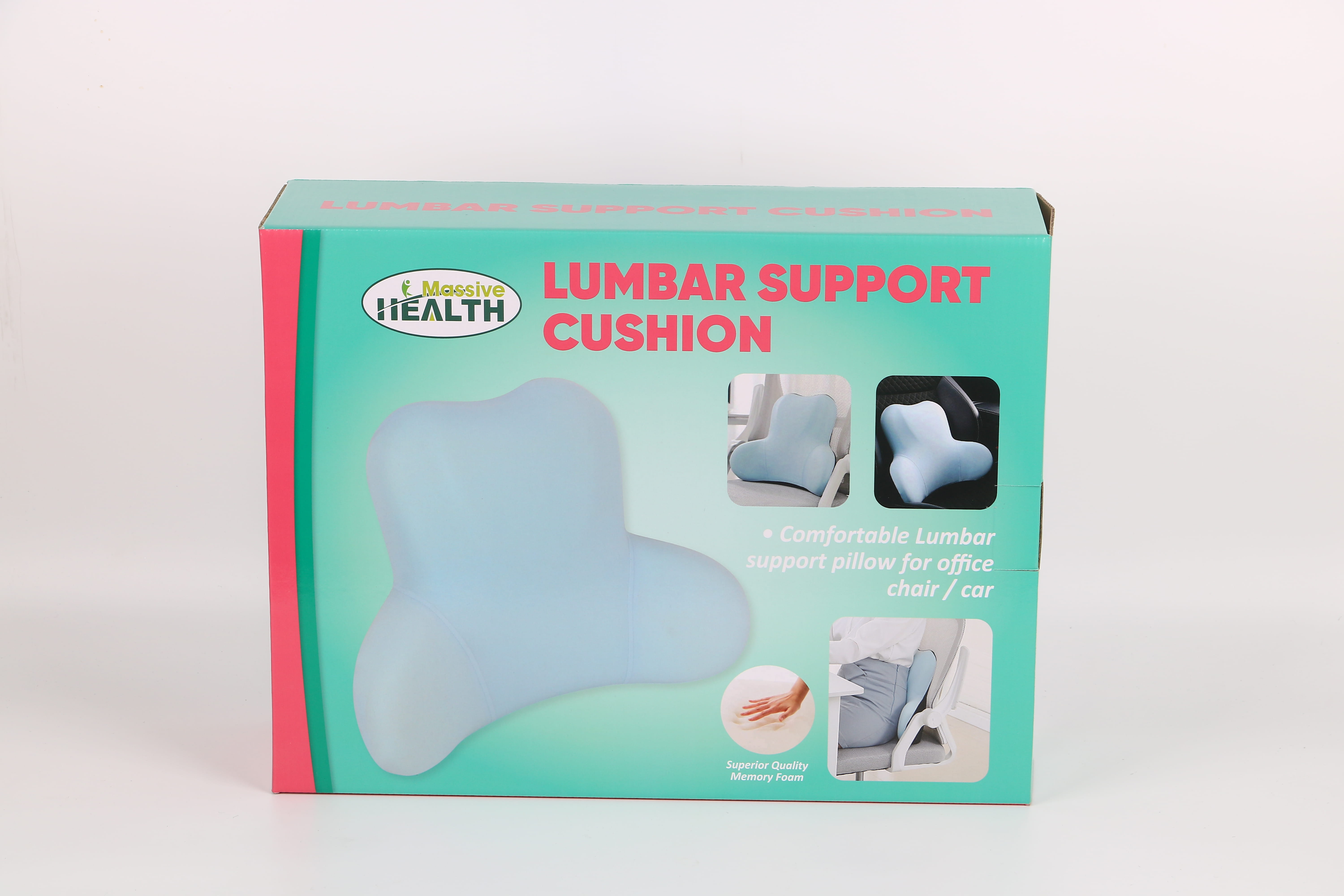 Memory Foam Lumbar Support Cushion