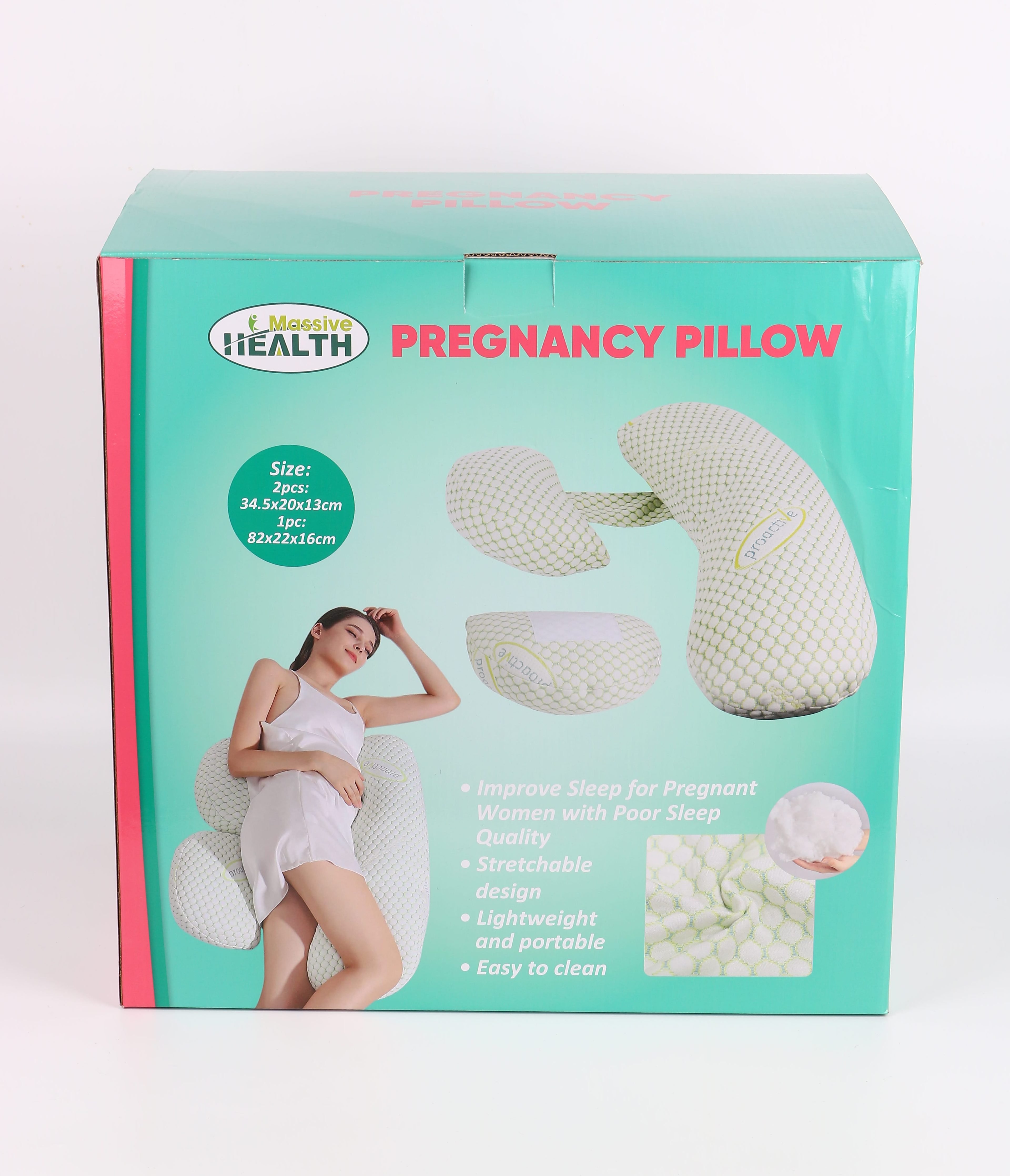 Memory Foam Pregnancy Pillow Set