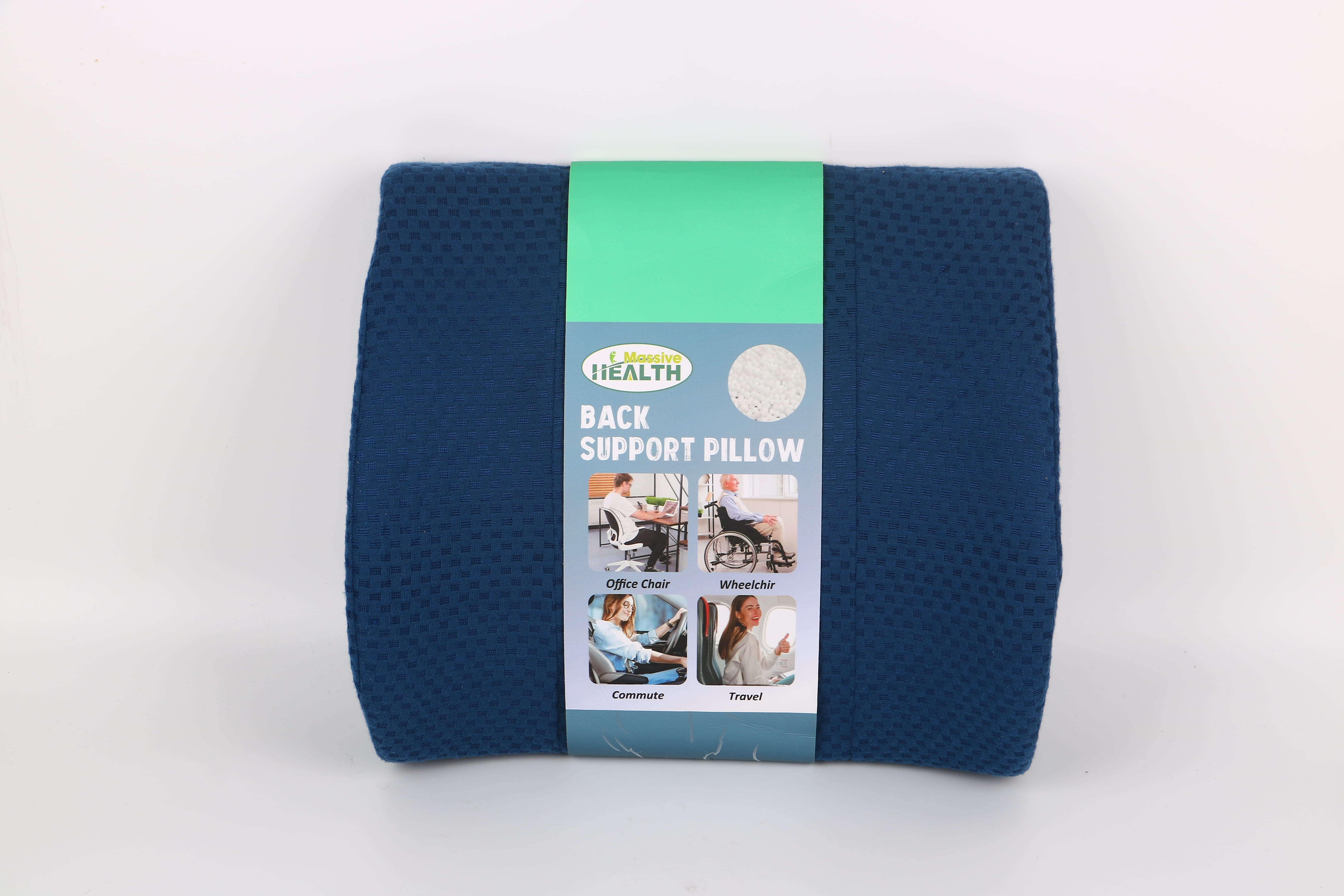 Memory Foam Back Support Pillow